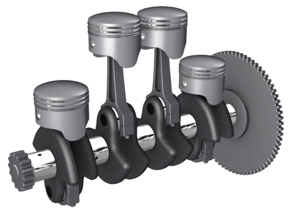 4-Cylinder-Pistons