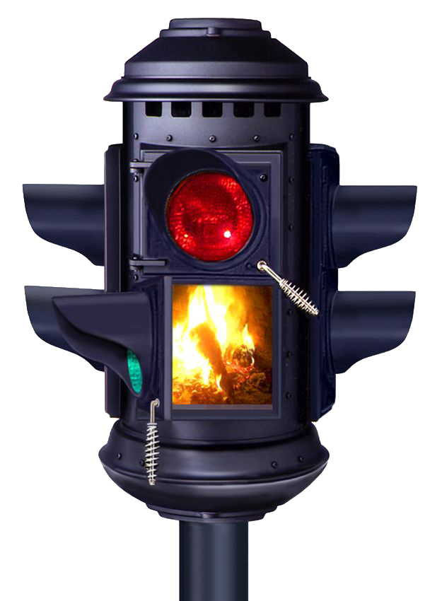 Antique Traffic Signal Art & Science Graphics